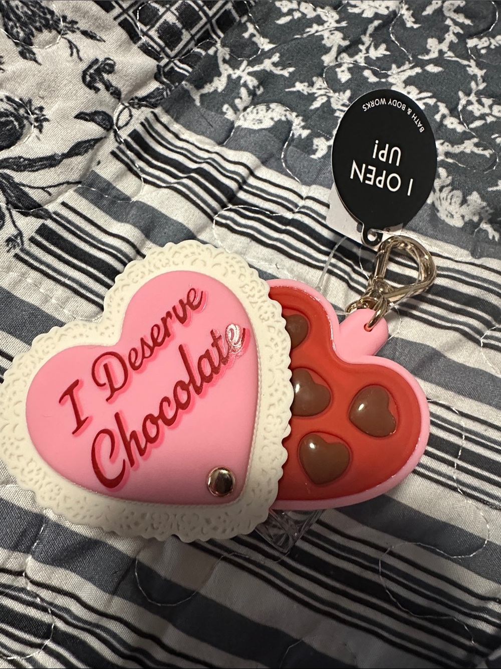 I Deserve Chocolate Heat Pocketbac Holder